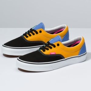 Vans era mic &match yellow tadpole sneaker shoes